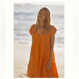 Anthropologie Maeve Juliet Tiered Tunic Dress